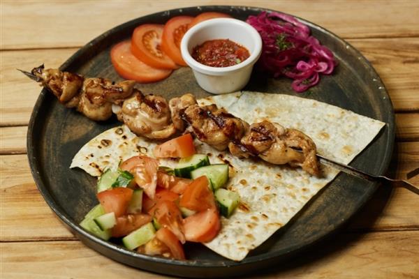 Шашлык из куриного филе