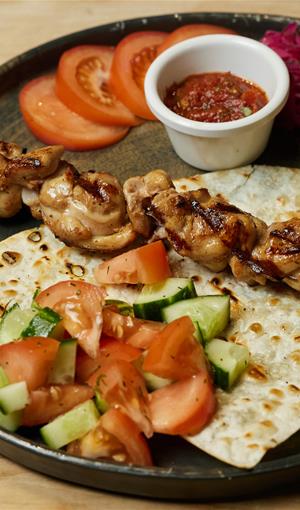 Шашлык из куриного филе